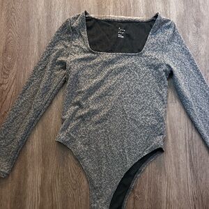 Long sleeve Gray Body Suit